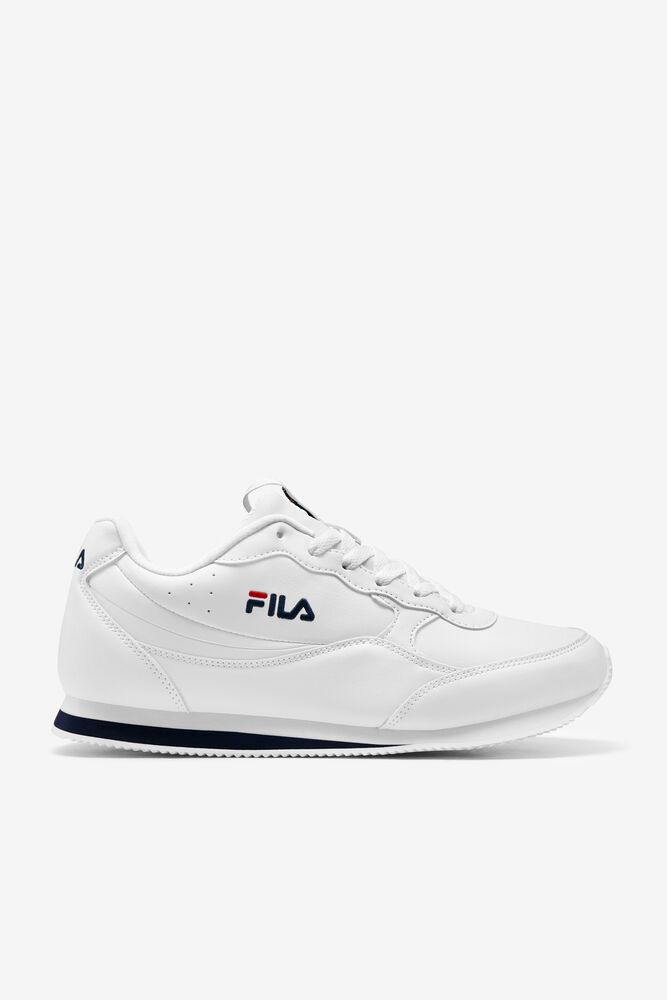 Fila Sneakers Mens White - Panzia - Philippines 1237906-AW